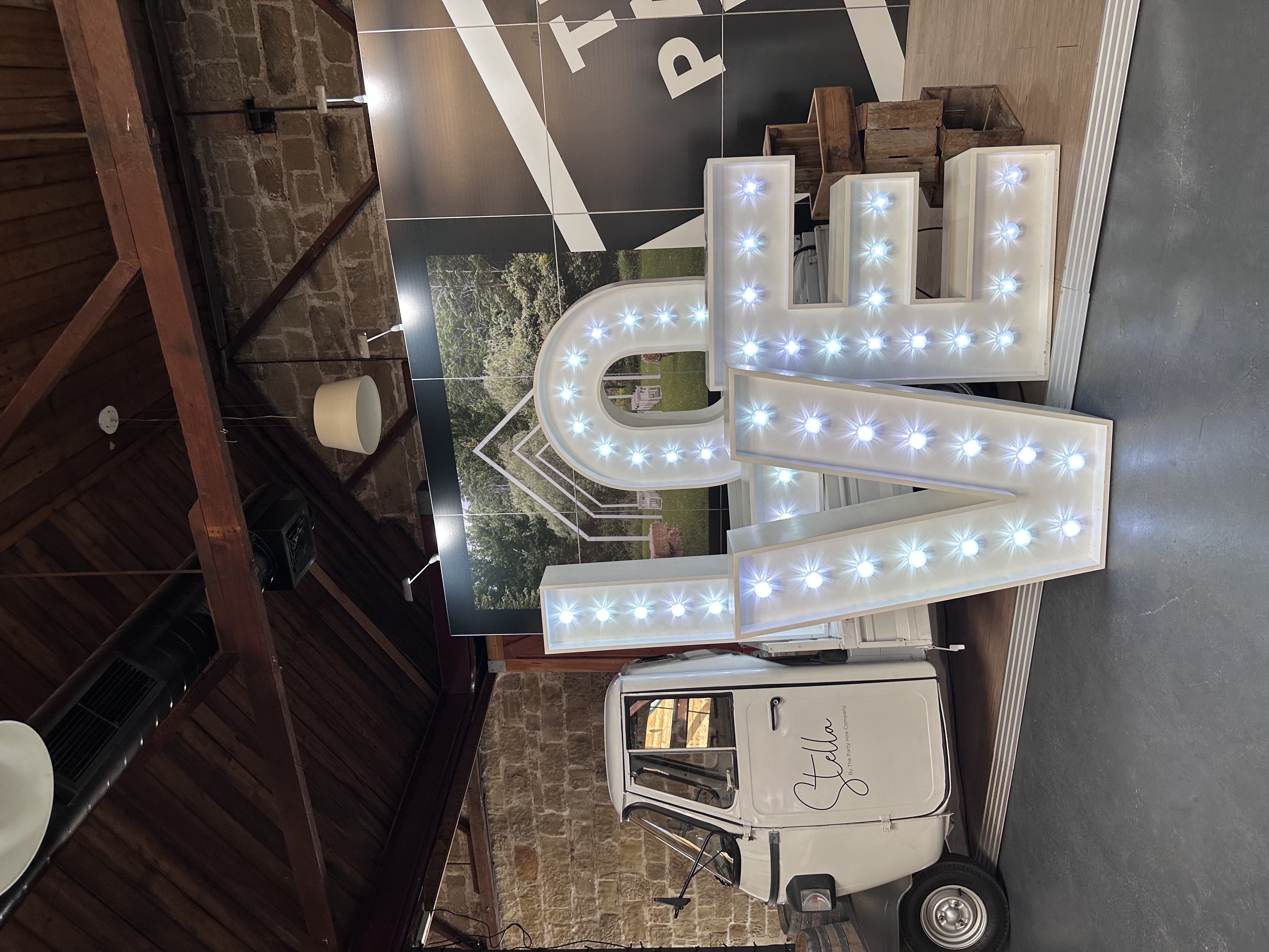 Giant Light-Up Love Letters for Wedding, Engagement, and Proposal Decor