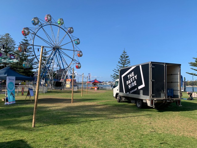 The Party Hire Company Vehicle at The Entrance Central Coast