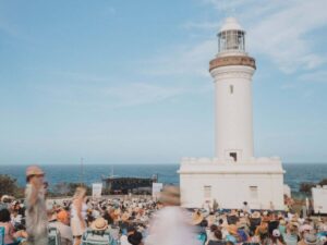 Crowd at Norah Head Light House Festival