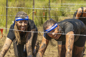 Girls in True Grit Obstacle Course