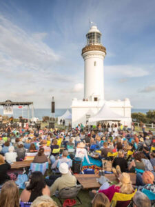 Crowd at Norah Head Light House Festival
