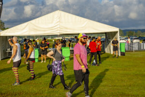 Hocker Marquee at True Grit for Military Style Obstacle Course
