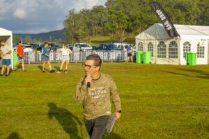 True Grit Obstacle Course with White Marquee