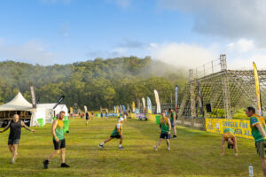 Hocker Marquee at True Grit for Military Style Obstacle Course