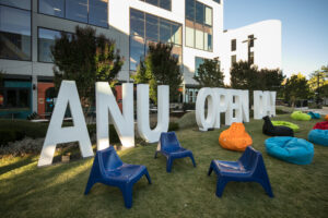 ANU Open Day picnic setting