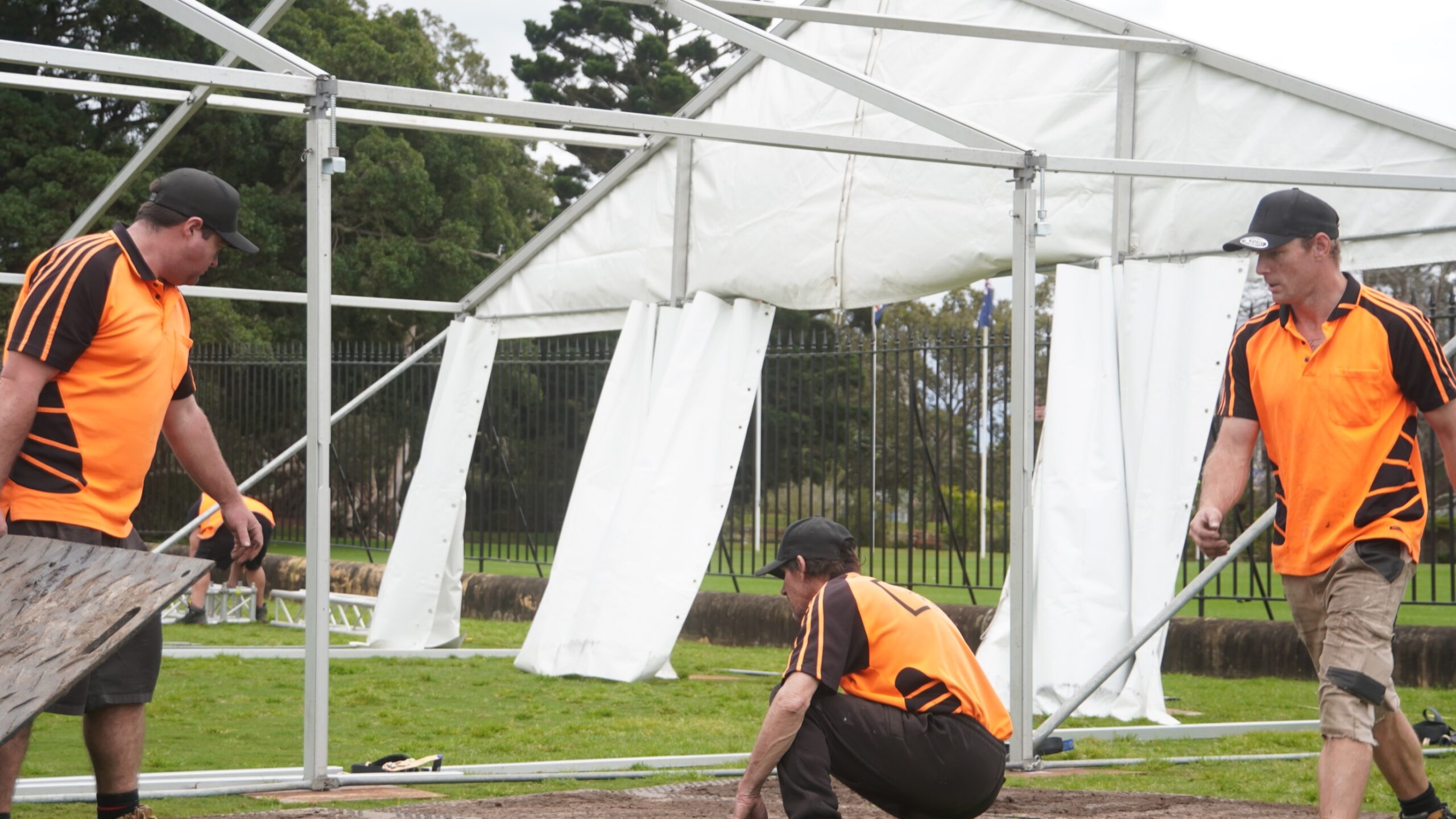 The Party Hire Co Team - Installation